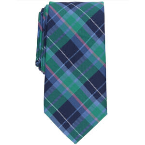 Club Room Men Classic Plaid Tie Mint